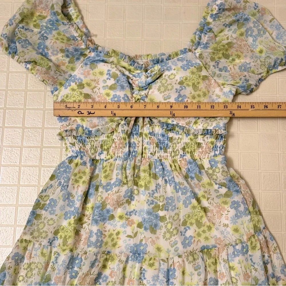 Madden NYC Floral Mini Dress Size S - Picture 5 of 6